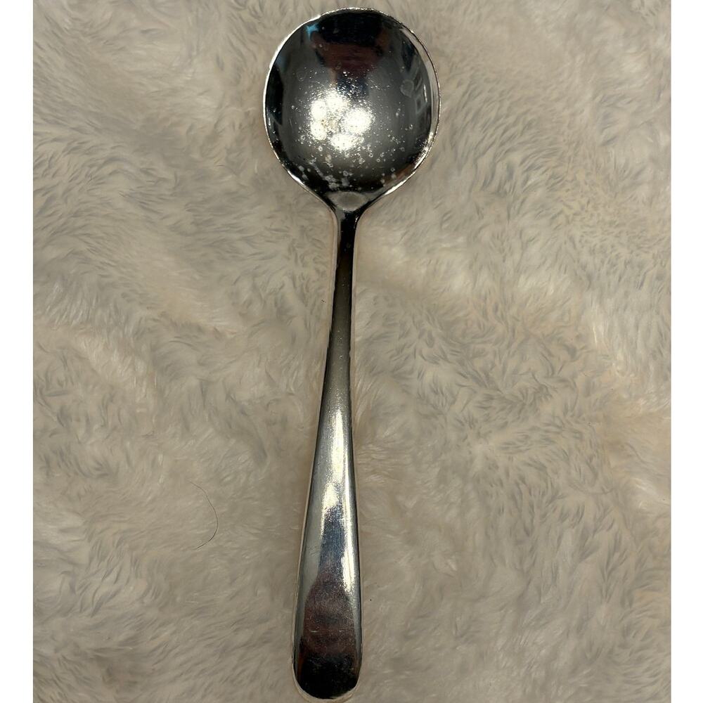Silverplate Vintage Soup Spoon Made in Italy 1779 Pattern